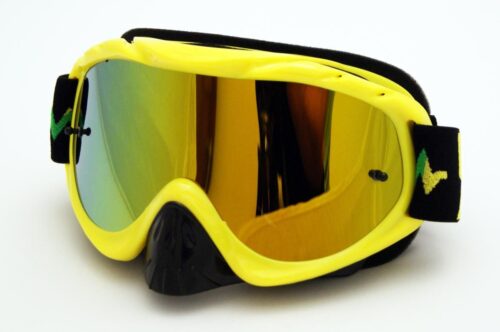 RNR HYBRID YELLOW MIRRORED LENS, YELLOW GOGGLE, GH48M, MIRRORED LENS
