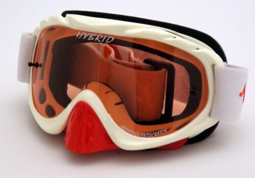 RNR HYBRID WHITE/RED TEAR OFF, WHITE/RED LIMITED EDITION GOGGLE, GH225TO, TEAR OFF