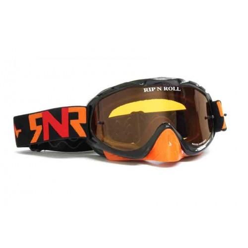 RNR HYBRID BLACK/ORANGE TEAR OFF, BLACK/ORANGE LIMITED EDITION GOGGLE, GH236TO, TEAR OFF