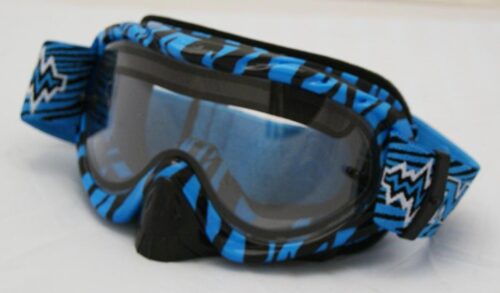 RNR HYBRID WILD BL/BK VENTED LENS, WILD BLUE & BLACK GOGGLE, GH364DV, VENTED LENS
