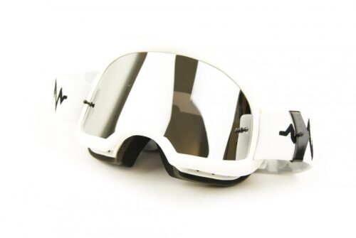 RNR COLOSSUS WHITE MIRRORED LENS, WHITE GOGGLE, GX22M, MIRRORED LENS