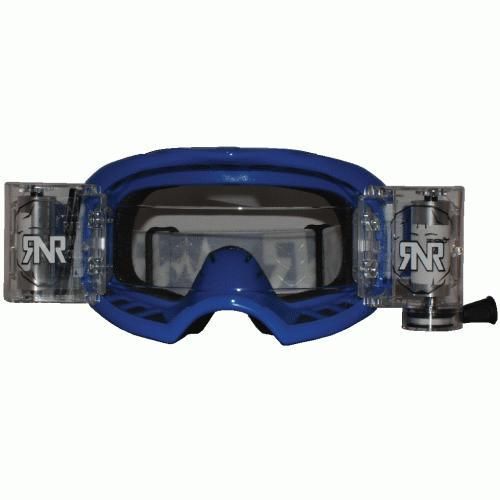 RNR COLOSSUS BLUE WVS-V.2 48mm, BLUE GOGGLE, WIDE VISION SYSTEM, GXC44, ROLL & TEAR OFF