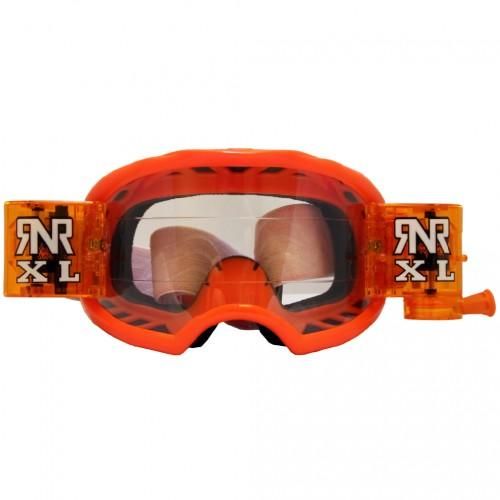 RNR COLOSSUS ORANGE XL ROLL & TEAR OFF, ORANGE GOGGLE, 36MM ROLL OFF, GX46XL, ROLL & TEAR OFF