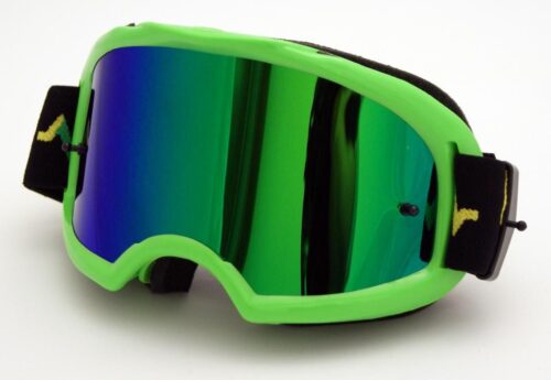 RNR COLOSSUS GREEN MIRRORED LENS, GREEN GOGGLE, GX47M, MIRRORED LENS