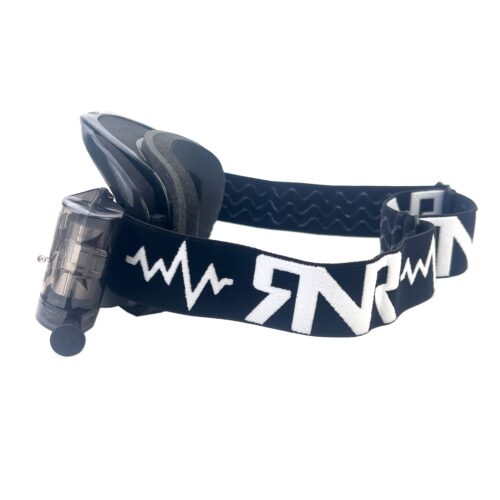 RNR COLOSSUS BLACK XL ROLL & TEAR OFF, BLACK GOGGLE, 36MM ROLL OFF, GX23XL, ROLL & TEAR OFF