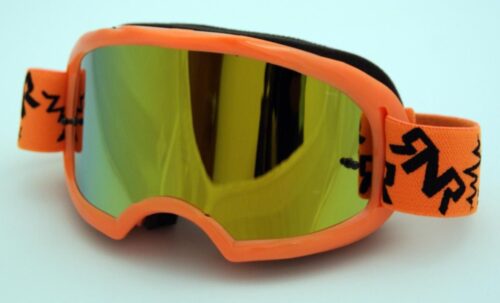 RNR COLOSSUS NEON ORANGE MIRRORED LENS, NEON ORANGE GOGGLE, GX66M, MIRRORED LENS