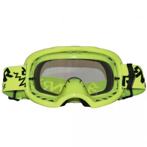 RNR COLOSSUS NEON YELLOW TEAR OFF, NEON YELLOW GOGGLE, GX68TO, TEAR OFF