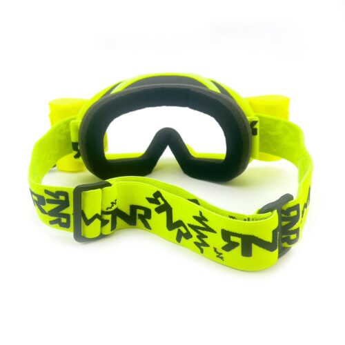 RNR COLOSSUS NEON YELLOW WVS 48mm, NEON YELLOW GOGGLE, WIDE VISION SYSTEM, GXX68, ROLL & TEAR OFF