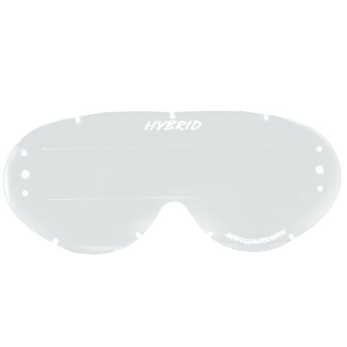 HYBRID XL ROLL OFF LENS CLEAR RAISED STRIP, ANTI FOG, ANTI SCRATCH, LCR201RXL