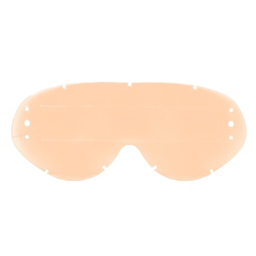 HYBRID ROLL OFF LENS PINK RAISED STRIP, ANTI FOG, ANTI SCRATCH, LPR201R