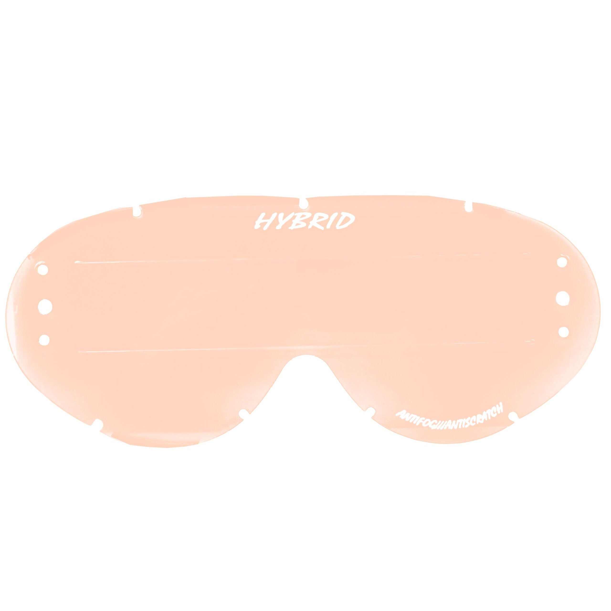 HYBRID XL ROLL OFF LENS PINK RAISED STRIP, ANTI FOG, ANTI SCRATCH, LPR201RXL