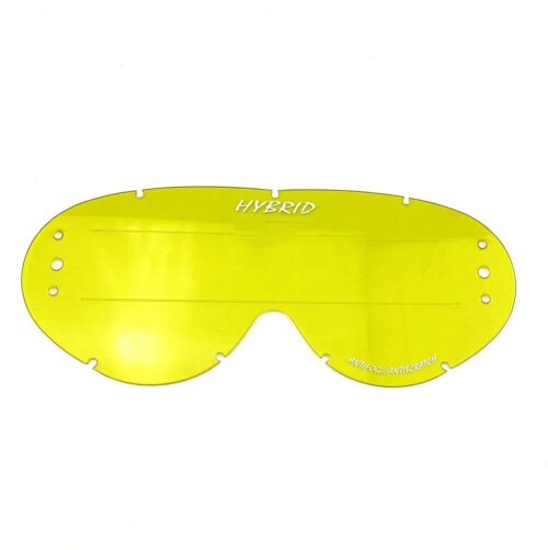 HYBRID XL ROLL OFF LENS SMOKE RAISED STRIP, ANTI FOG, ANTI SCRATCH, LSR201RXL