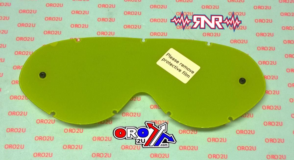HYBRID TEAR OFF LENS YELLOW RIP N ROLL, ANTI FOG, ANTI SCRATCH, LY201