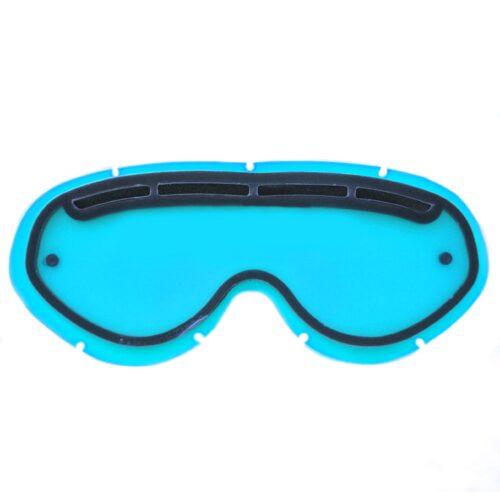 HYBRID TEAR OFF VENTED LENS BLUE, ANTI FOG, ANTI SCRATCH, DVB201