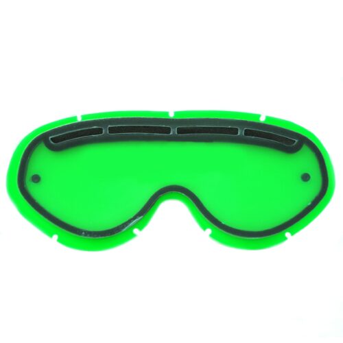HYBRID TEAR OFF VENTED LENS GREEN, ANTI FOG, ANTI SCRATCH, DVG201