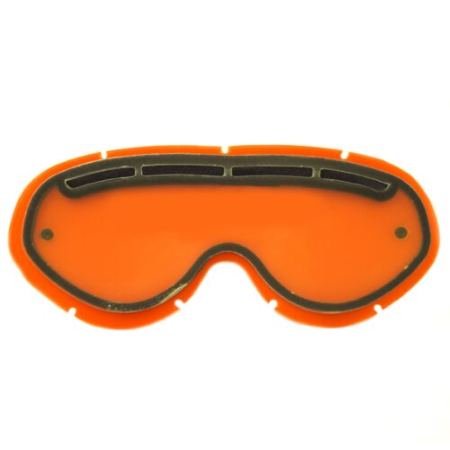 HYBRID TEAR OFF VENTED LENS ORANGE, ANTI FOG, ANTI SCRATCH, DVO201