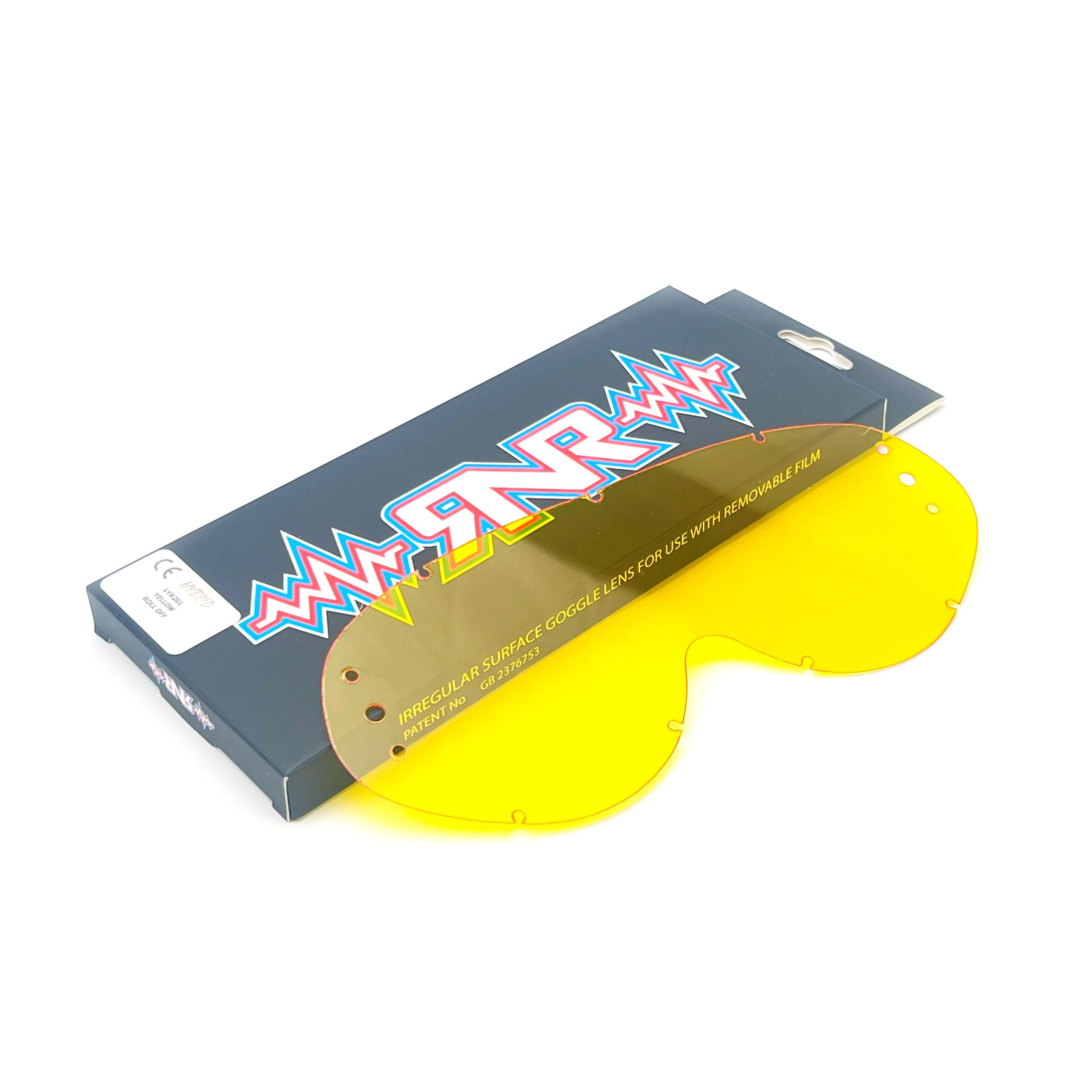 HYBRID ROLL OFF LENS YELLOW, ANTI FOG, ANTI SCRATCH, LYR201