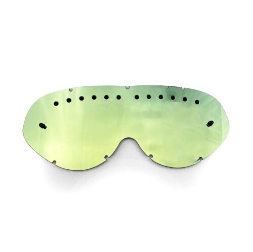 HYBRID TEAR OFF MIRROR LENS GOLD VENTED, ANTI FOG, ANTI SCRATCH, DVGOL201