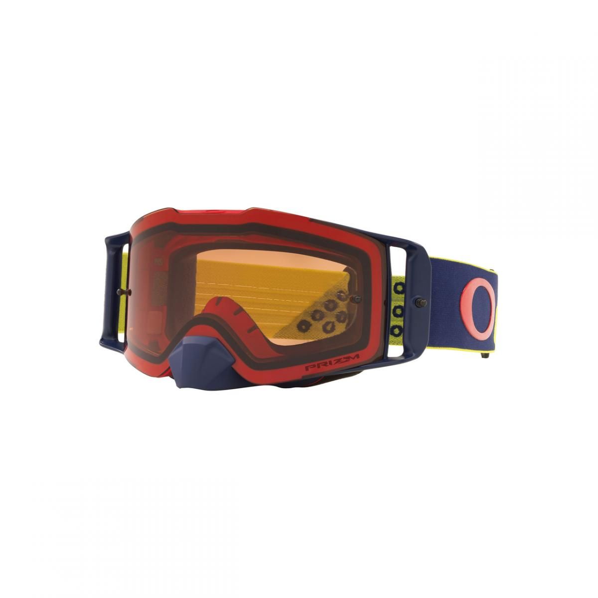 OAKLEY FRONT LINE HERITAGE B1B, OA OO7087-42, YELLOW/NAVY, PRIZM SAPPHIRE LENS