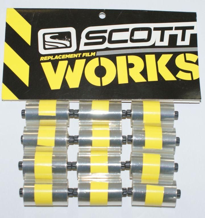 SCOTT WFS. FILM PACK/12, 31mm STD ROLL OFF FILM, OAKLEY, SMITH