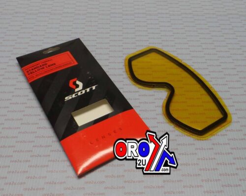 SCOTT 80/RECOIL THERMAL DOUBLE, ANTI-FOG AMP YELLOW LENS