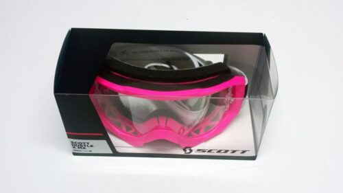 SCOTT HUSTLE GOGGLES CLEAR LENS, PINK/WHITE, SC084106