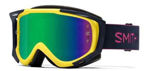 SMITH FUEL V.2 CITRON INDIGO GOGGLES M00831368991Y – END OF LINE – MIRRORED LENS AND CLEAR LENS