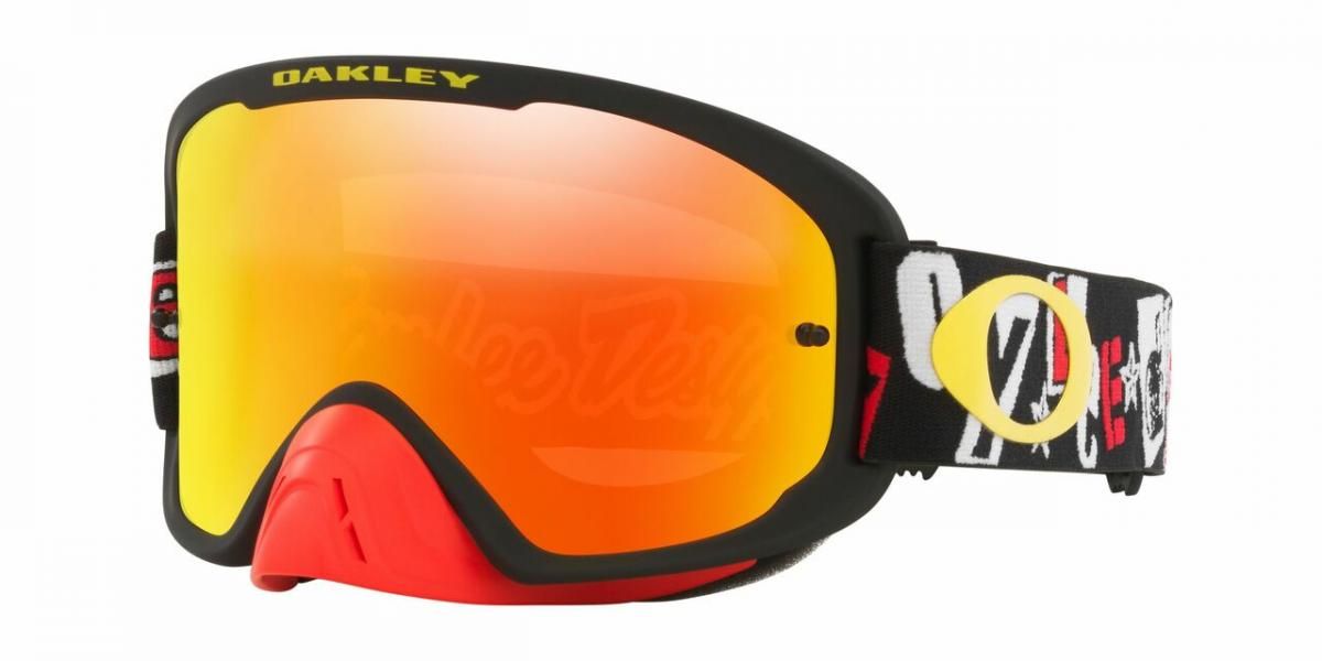 OAKLEY O FRAME 2.0 PRO MX TLD ANARCHY BLACK RED, OA OO7115-37 IRIDIUM LENS, IRIDIUM LENS