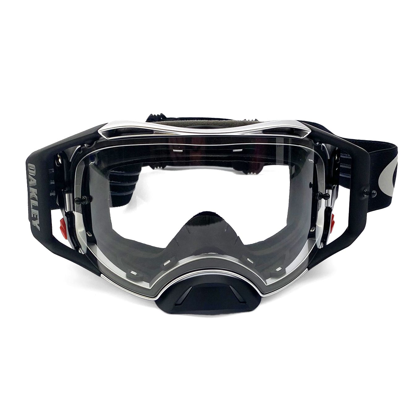 OAKLEY AIRBRAKE MX TUFF BLOCKS GUNMETAL, CLEAR LENS OA OO7046-B0, OA OO7046-B0 - Image 2