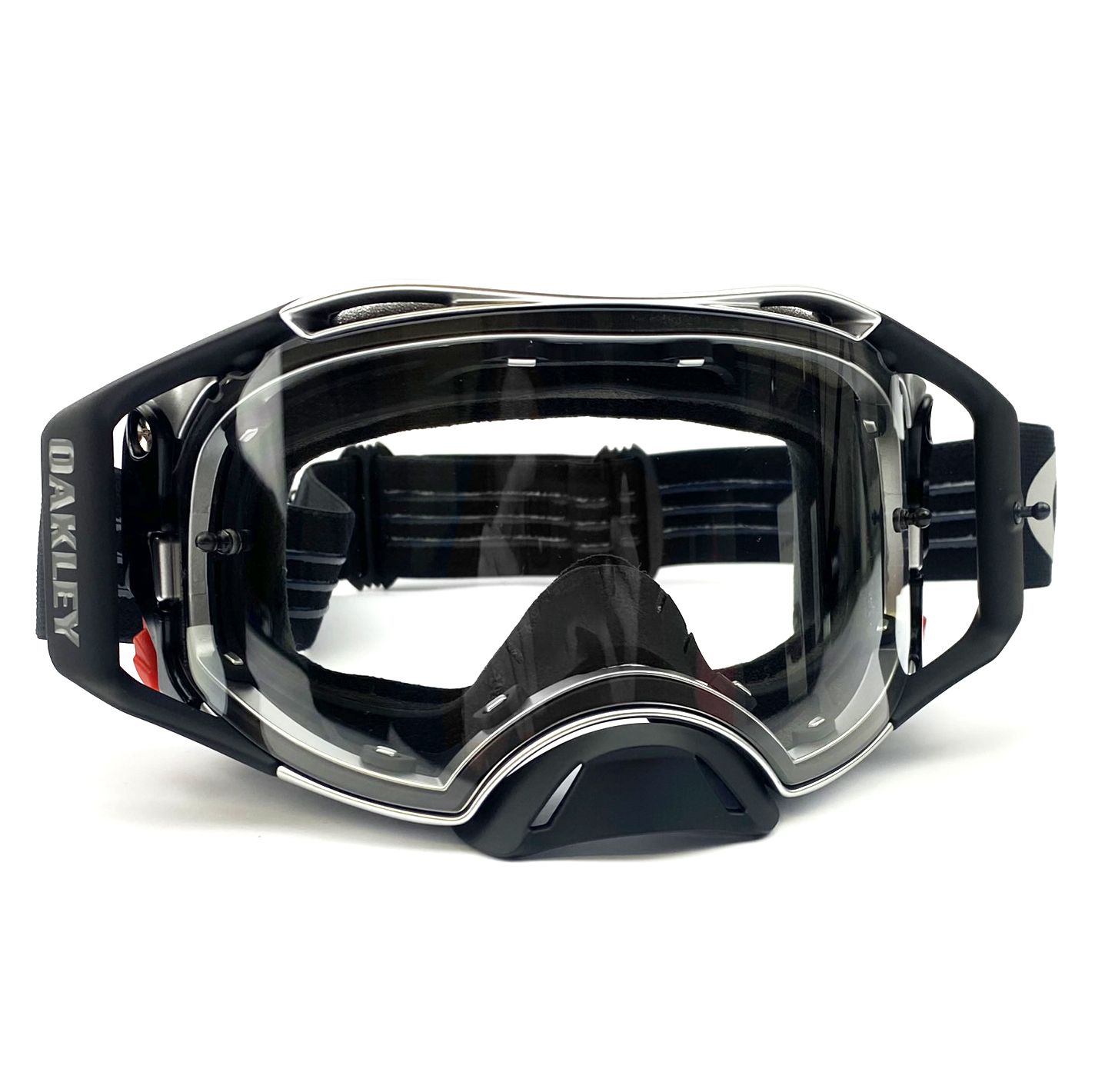 OAKLEY AIRBRAKE MX TUFF BLOCKS GUNMETAL, CLEAR LENS OA OO7046-B0, OA OO7046-B0 - Image 3