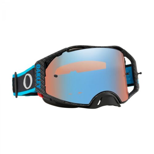 OAKLEY AIRBRAKE ELI TOMAC MX, CARBON/BLUE/BLACK, OO7046-C7, PRIZM SAPPHIRE LENS OA OO7046-C7