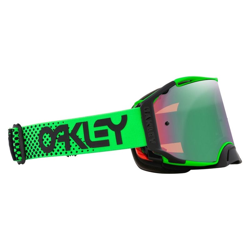 OAKLEY AIRBRAKE MX MOTO GREEN B1B GREEN/GREEN, PRIZM MX JADE IRIDIUM LENS - Image 4