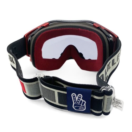 OAKLEY AIRBRAKE MX TROY LEE DESIGN GREY BLOCKS, LIGHT GREY LENS