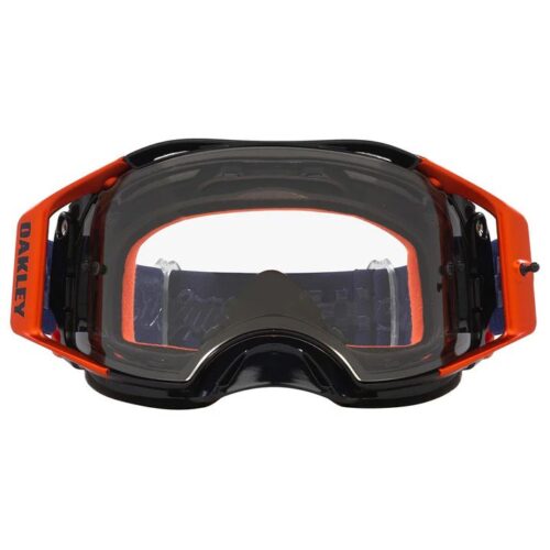 OAKLEY AIRBRAKE MX TROY LEE DESIGN NAVY SUNRISE NAVY/CLEAR, CLEAR LENS