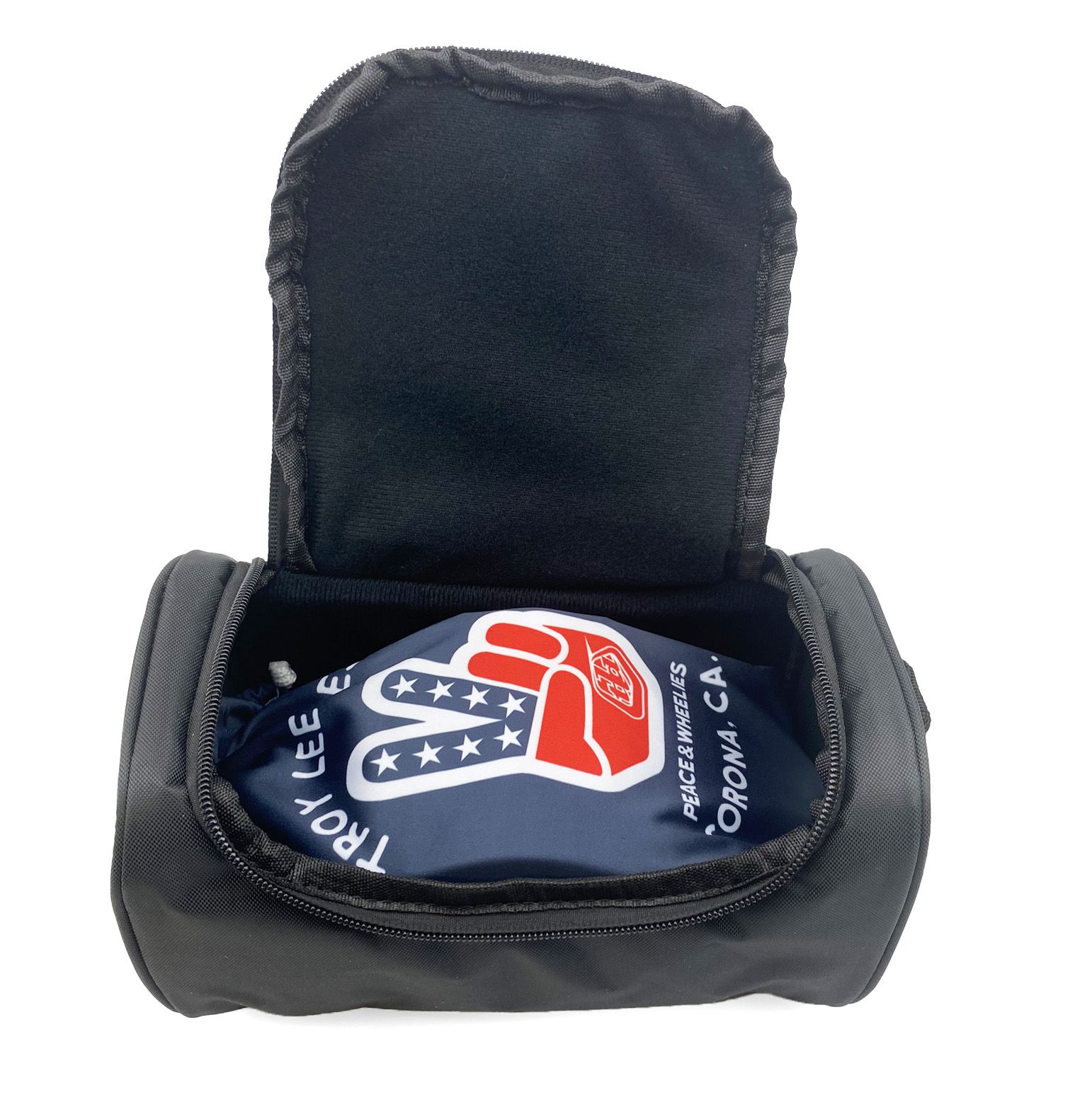 OAKLEY AIRBRAKE MX TROY LEE DESIGN RWB STARS BLUE/PINK, PRIZM MX LOW LIGHT LENS - Image 3