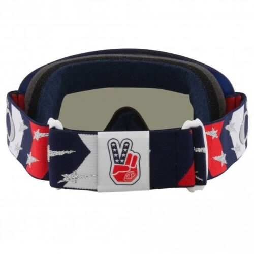 OAKLEY O-FRAME MX TROY LEE DESIGN RWB STARS BLUE/DARK SMOKE, DARK GREY LENS