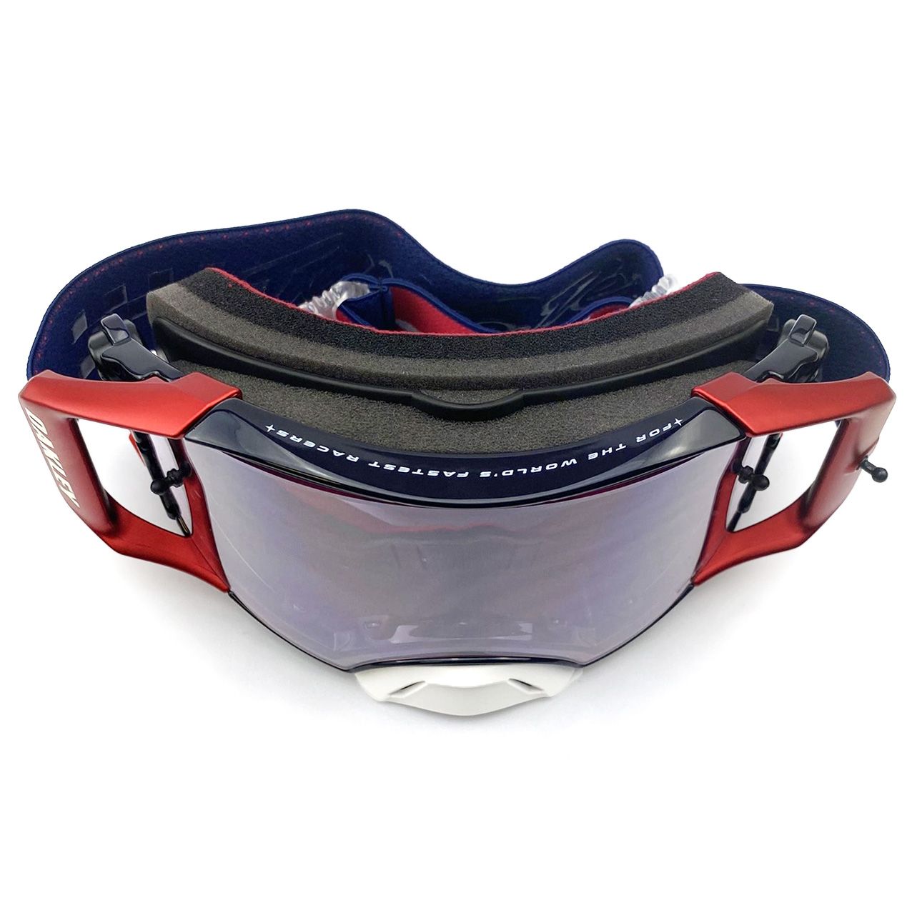 OAKLEY AIRBRAKE MX TROY LEE DESIGN RWB STARS BLUE/PINK, PRIZM MX LOW LIGHT LENS - Image 4