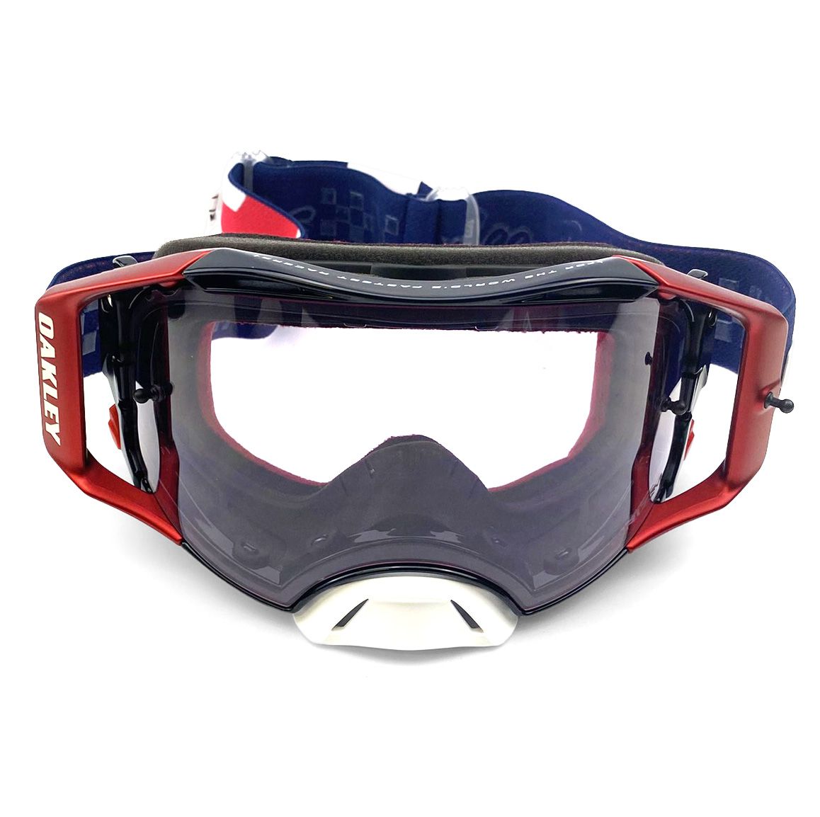 OAKLEY AIRBRAKE MX TROY LEE DESIGN RWB STARS BLUE/PINK, PRIZM MX LOW LIGHT LENS - Image 5