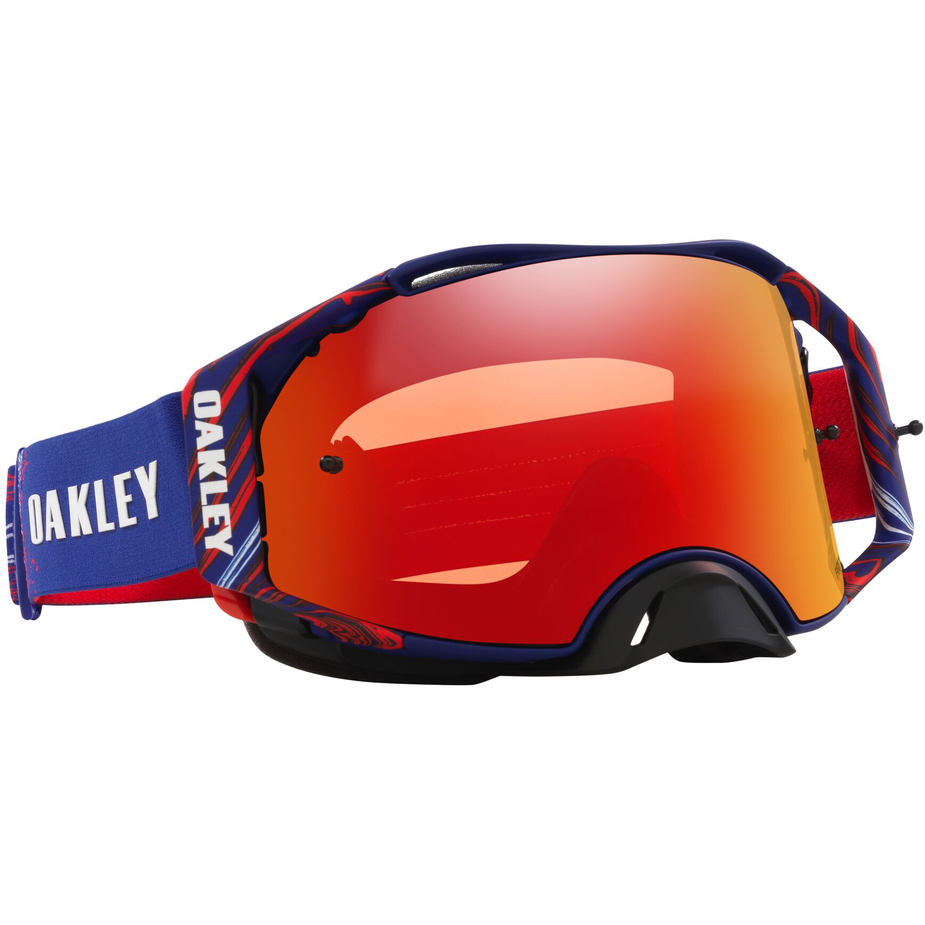 OAKLEY AIRBRAKE MX RENAUX SIGNATURE BLUE/RED, PRIZM MX TORCH IRIDIUM LENS - Image 5