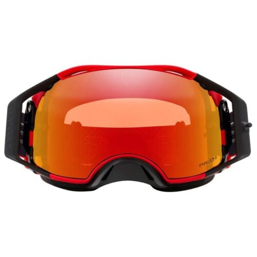 OAKLEY AIRBRAKE MX MOTO RED RED/ORANGE, PRIZM MX TORCH IRIDIUM LENS