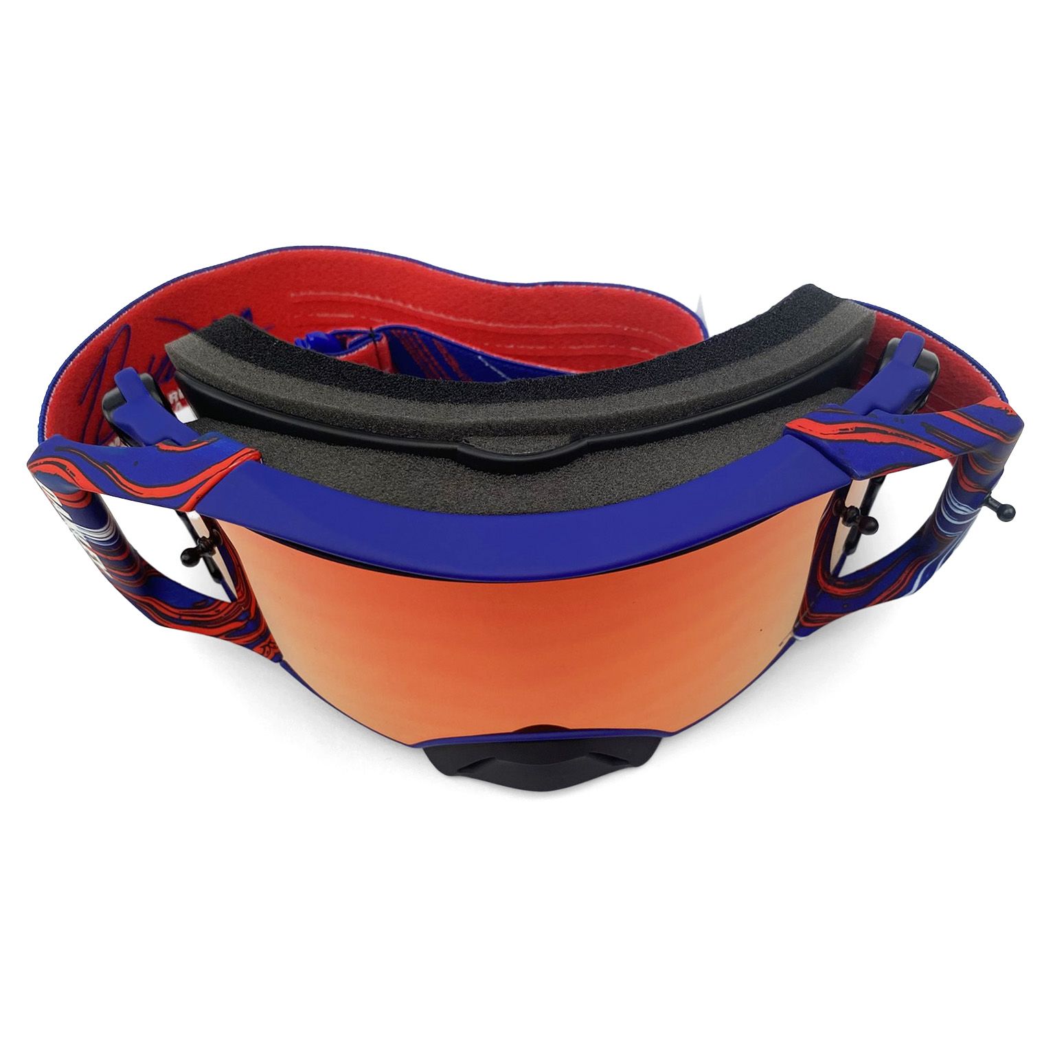 OAKLEY AIRBRAKE MX RENAUX SIGNATURE BLUE/RED, PRIZM MX TORCH IRIDIUM LENS - Image 8