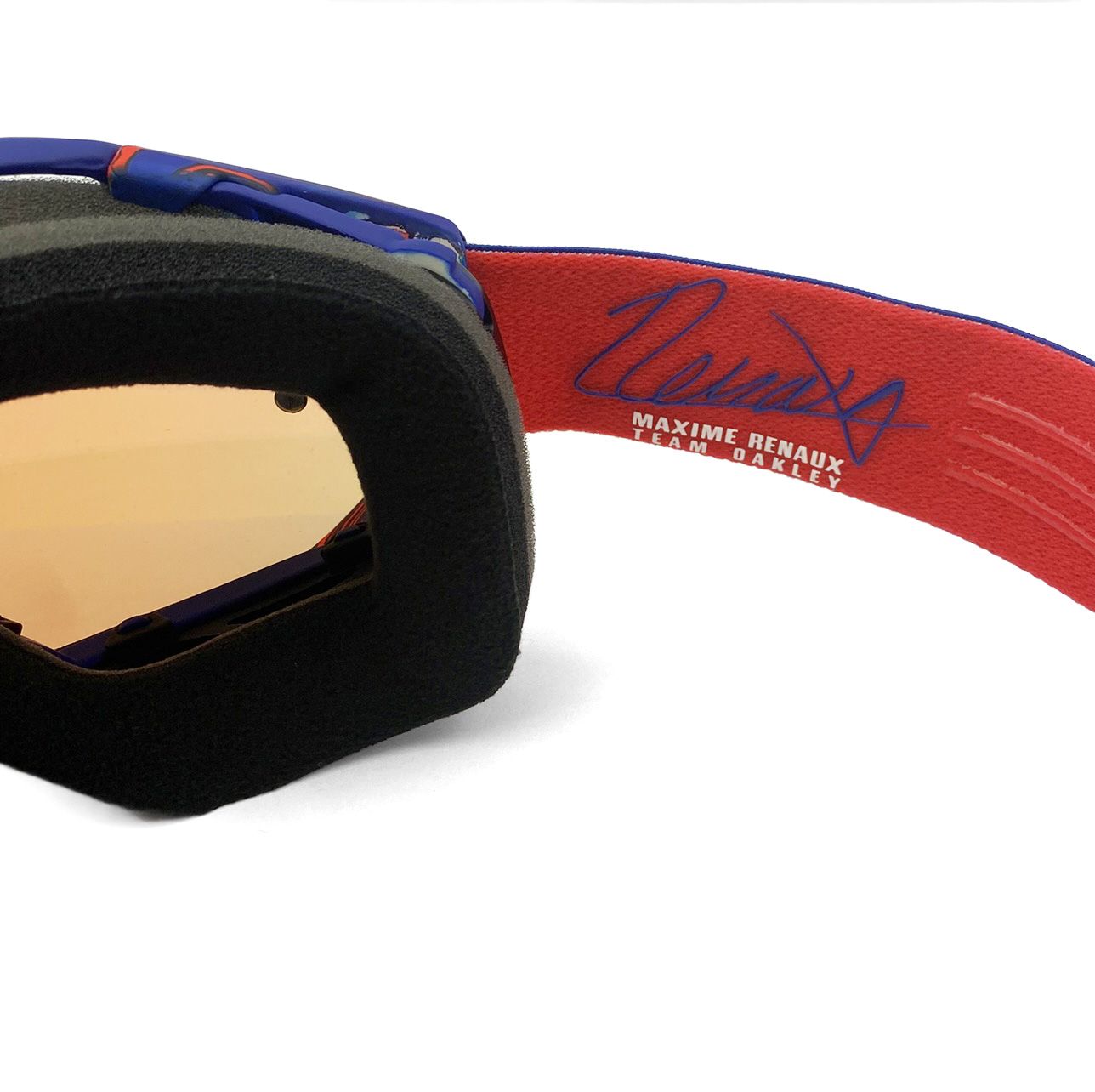 OAKLEY AIRBRAKE MX RENAUX SIGNATURE BLUE/RED, PRIZM MX TORCH IRIDIUM LENS - Image 9
