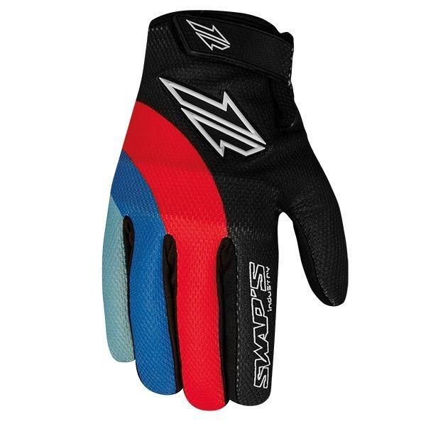 GLOVE MX SWAPS Black/Red/Blue - Medium, GAN095NRBM - Image 2