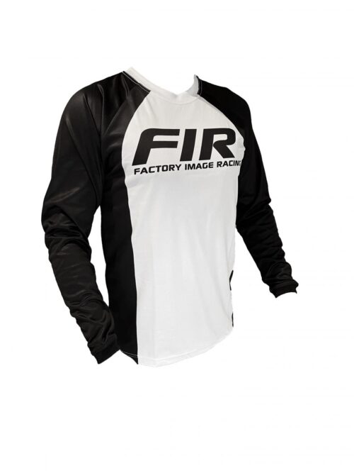 CONTOUR WHITE/BLACK JERSEY XXL, MX RACE WEAR, ENDURO GEAR