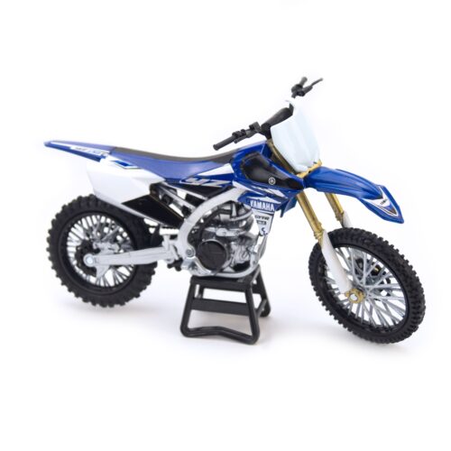 MODEL DIE CAST YAMAHA YZ 450 F, 2016, BLUE AND WHITE, SCALE 1:12, NEWRAY 57983, MX
