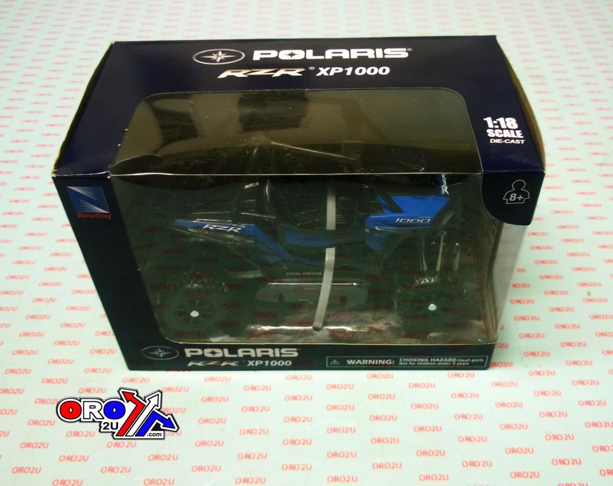 MODEL DIE CAST POLARIS RZR XP1000, VOODOO BLUE, SCALE 1:18, NEWRAY 57593B - Image 2