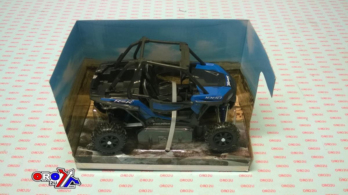 MODEL DIE CAST POLARIS RZR XP1000, VOODOO BLUE, SCALE 1:18, NEWRAY 57593B - Image 3