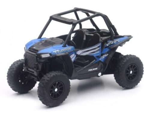 MODEL DIE CAST POLARIS RZR XP1000 EPS, BLUE AND BLACK, SCALE: 1:30, NEWRAY 07343