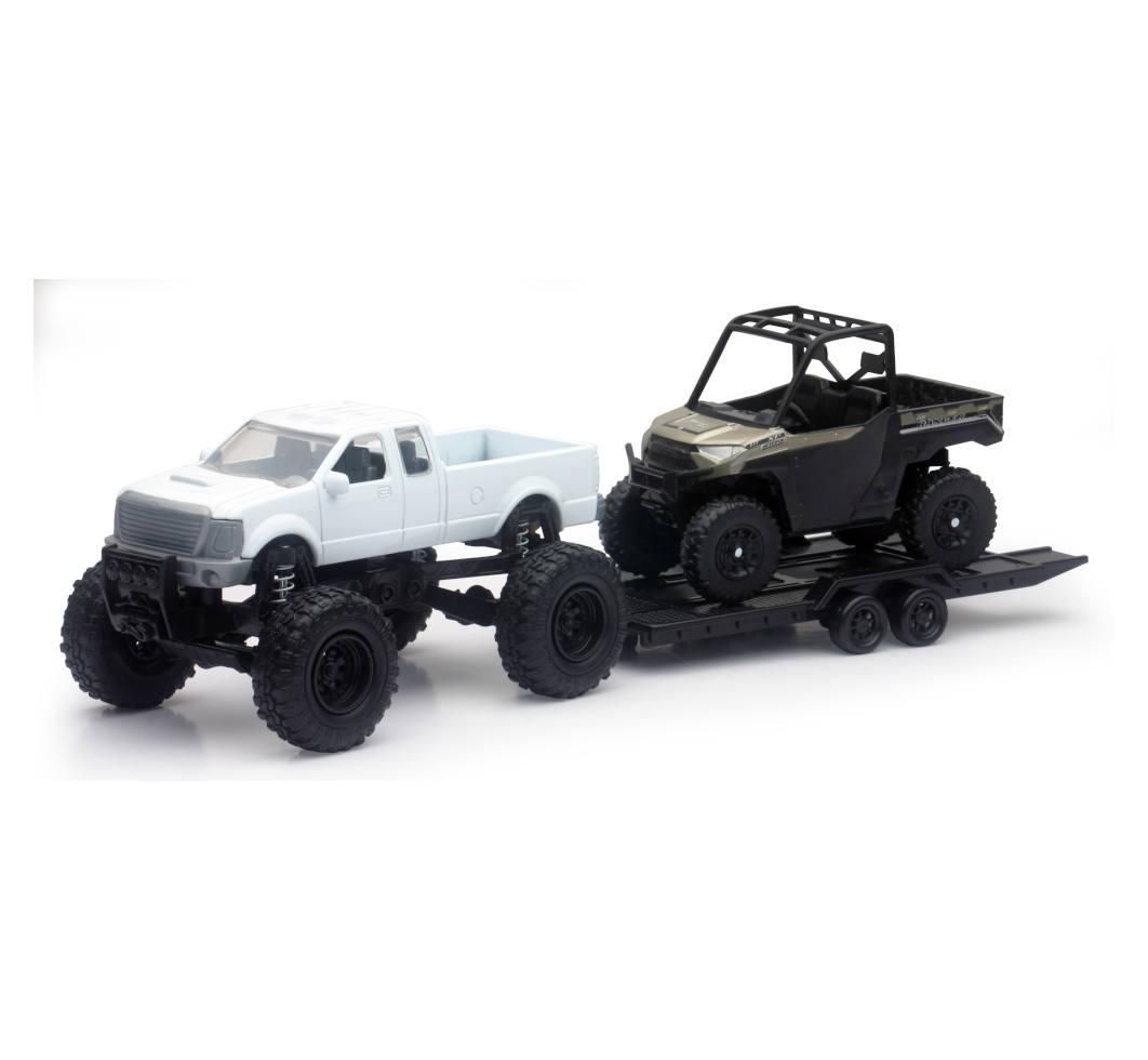 MODEL DIE CAST OFFROAD PICK UP, WITH POLARIS RANGER XP1000 EPS, SCALE 1:32, NEWRAY 50076 - Image 2