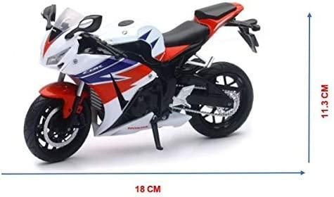 MODEL DIE CAST HONDA CBR1000R, STREET BIKE, RED & BLACK, SCALE 1:12, NEWRAY 57793